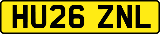 HU26ZNL