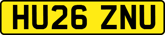 HU26ZNU
