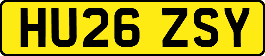 HU26ZSY