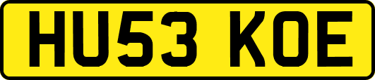 HU53KOE