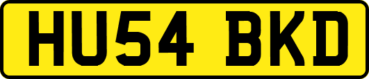 HU54BKD
