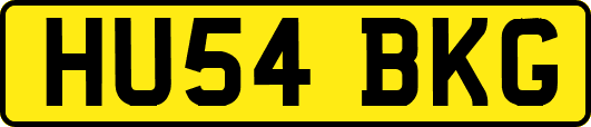 HU54BKG