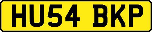 HU54BKP