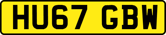 HU67GBW