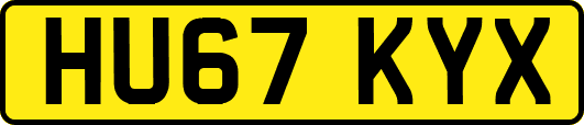 HU67KYX