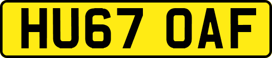HU67OAF