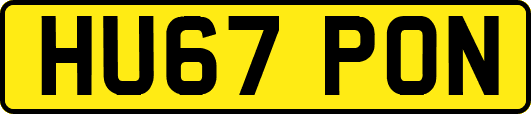 HU67PON