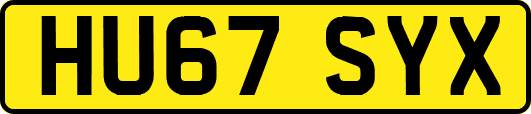 HU67SYX