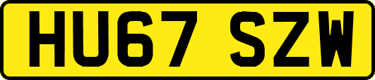 HU67SZW