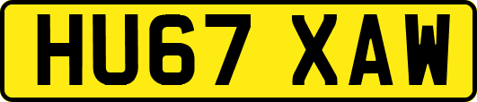 HU67XAW