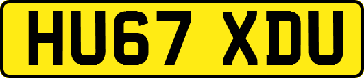 HU67XDU