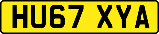 HU67XYA