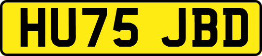 HU75JBD