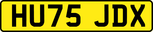 HU75JDX