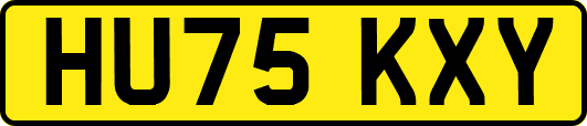 HU75KXY