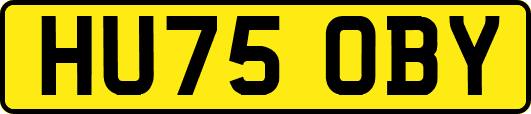 HU75OBY