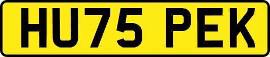 HU75PEK