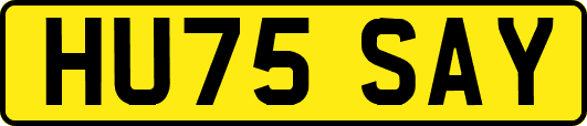 HU75SAY