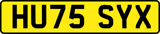 HU75SYX