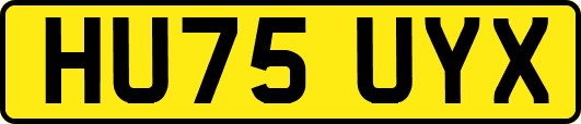 HU75UYX