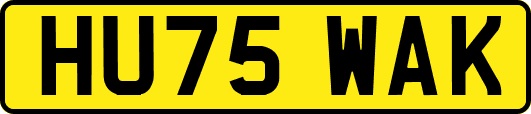 HU75WAK