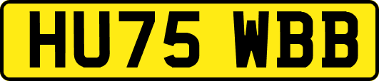 HU75WBB