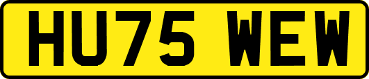 HU75WEW