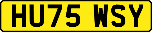 HU75WSY