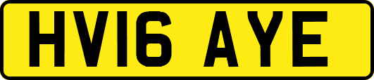 HV16AYE
