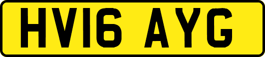 HV16AYG
