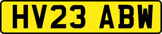 HV23ABW