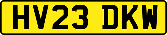 HV23DKW
