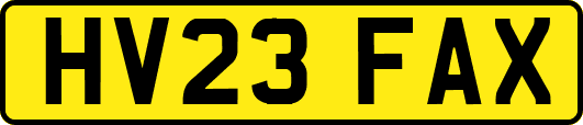 HV23FAX