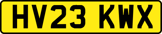 HV23KWX