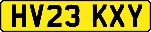 HV23KXY