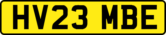 HV23MBE