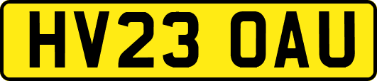 HV23OAU