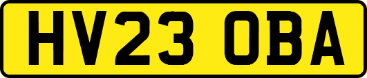 HV23OBA