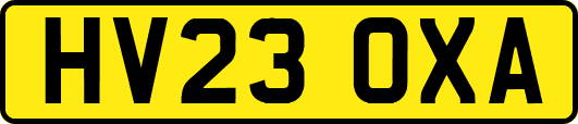 HV23OXA
