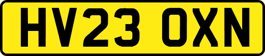 HV23OXN