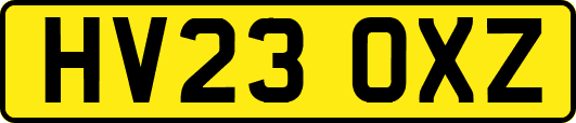 HV23OXZ