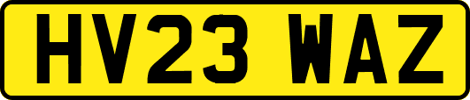 HV23WAZ