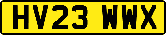 HV23WWX