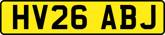 HV26ABJ