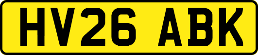 HV26ABK