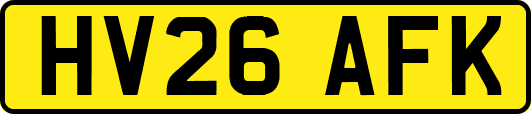 HV26AFK