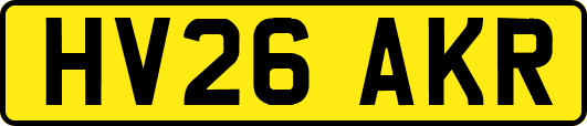 HV26AKR