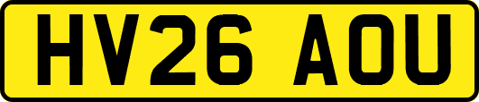 HV26AOU