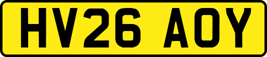 HV26AOY