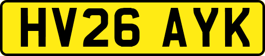 HV26AYK